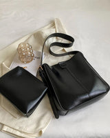 Retoma - Retro Tragetaschen-Set in Schwarz