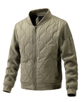 Herren-Bomberjacke aus veganem Mischgewebe - Auren in Beige