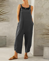 Erla - Sommer-Latzhose in Grau