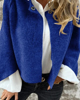 Keylah - Elegante Strick Jacke in Blau