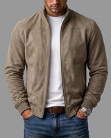 Kerral – Elegante Wildleder Jacke in Khaki