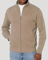 Alfredo - Frühlings Jacke Mit Langen Ärmeln Und Reißverschluss in Beige