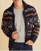 Avon – Die Strickjacke für markante Looks in Blau
