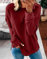 Annalee – Bequemer Pullover in Rot