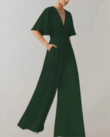 Yoko - Eleganter und trendiger Jumpsuit in Grün