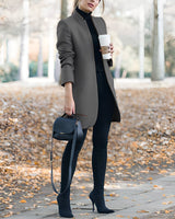 Jazmin - Bequemer Blazer in Grau