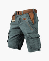 Danny | 6-Taschen Cargo Shorts in Dunkelgrün