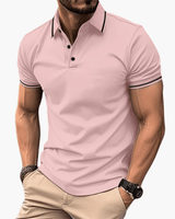 Kian - Modernes Poloshirt in Rosa
