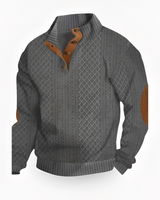 Jonel - Stilvoller und bequemer Herrenpullover in Grau