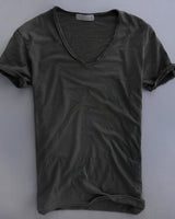 Brett – Bequemes, lässiges Herren-T-Shirt in Grau