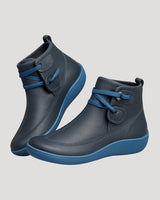 Jasmin | Damen Frühjahrs Lässige Knöchelriemen Stiefel in Blau
