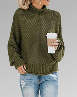 LUNA - KLASSISCHER SKANDINAVISCHER STRICKPULLOVER FÜR FRAUEN in Grün