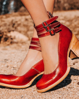 Serelia - Elegante Stiefeletten in Rot