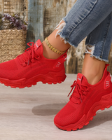 Eshara - Orthopädische Bequeme Sneaker in Rot