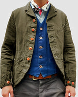 Rick - Lässige Mehrtaschenjacke in Grün