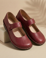 Winslet - gepolsterte orthopädische Schuhe in Rot