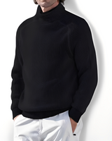 Jarrett - Pullover mit Kragen in Schwarz
