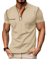 Brandon - Stilvolles Poloshirt in Khaki/Braun