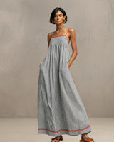 Janne | Sommer-Maxikleid in Schwarz
