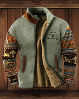 Outdoor Fleece Jacke | Warm Gefüttert | Weiche Struktur | Ideal für Abenteuer in Grau