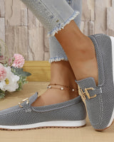 Monica – Loafer für Damen – Lässig und schlicht in Grau