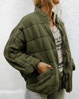 Sophia™  | Luxuriöse Steppjacke in Grün
