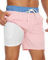 Adam – Badeshorts für Herren – Schnelltrocknende Strandbekleidung in Rosa