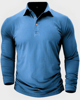 Loreno™ | Polo aus hochwertiger Baumwolle, frisch und bequem in Blau