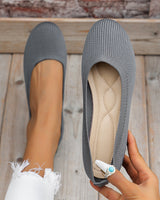 Orthopädische Damen-Ballerinas mit Komfortsohle & klassischem Design – Mia in Grau