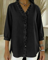 VERA | Die sichere Bluse für jeden Tag in Schwarz