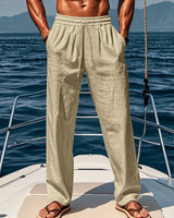 Timo | Atmungsaktive Baumwoll-Sporthose in Khaki
