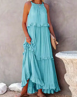Fien | Elegantes Sommerkleid in Himmelblau
