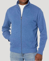 Alfredo - Frühlings Jacke Mit Langen Ärmeln Und Reißverschluss in Hellblau