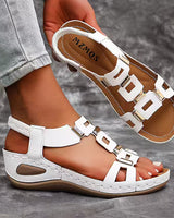 Avellan - Sandalen mit offener Zehenpartie in Weiß
