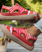 Maylis – Elegante Keilabsatzschuhe in Rot