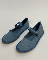 Friulane mit Riemen in Denim