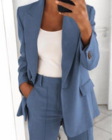 Monique™ | Zweiteiliger Damenanzug in Blau