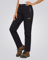 Damen wasserdichte Thermohose in Schwarz