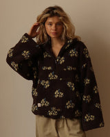 Daisy | Fleece Varm Bloom in Braun