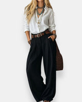 Orable - Set aus Hemd und Hose in Schwarz