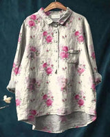 Amber | Bluse mit Blumenmuster in Floral 5