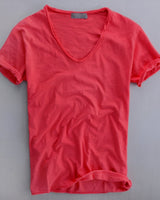 Brett – Bequemes, lässiges Herren-T-Shirt in Rot