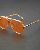 PrimeLens - Piloten Sonnenbrillen in Orange