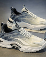 Herren Sneaker Chunky Sohle - Auron in Weiß Schwarz