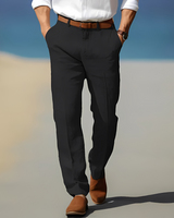 Kyle - Bequeme Herren-Knöchelhose in Schwarz
