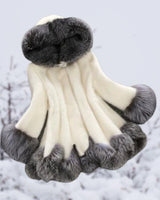 Keila | Dicke und warme Winterjacke in Weiß