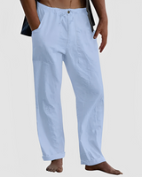 Jovan - Bequeme Sommerhose für Herren mit Kordelzug in Blau