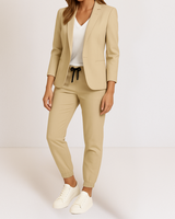 Ulrika - Leichter Jumpsuit in Beige