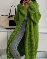 Ludivine – Jacke Mit Blumenstickerei Knopfleiste Und Rüschen Am Saum in Grün