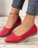 Fiora | Schuhe mit spitzer Zehe, die alle zusammenpassen in Burgundisch